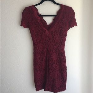 Kimchi Blue || Scalloped Mini Dress